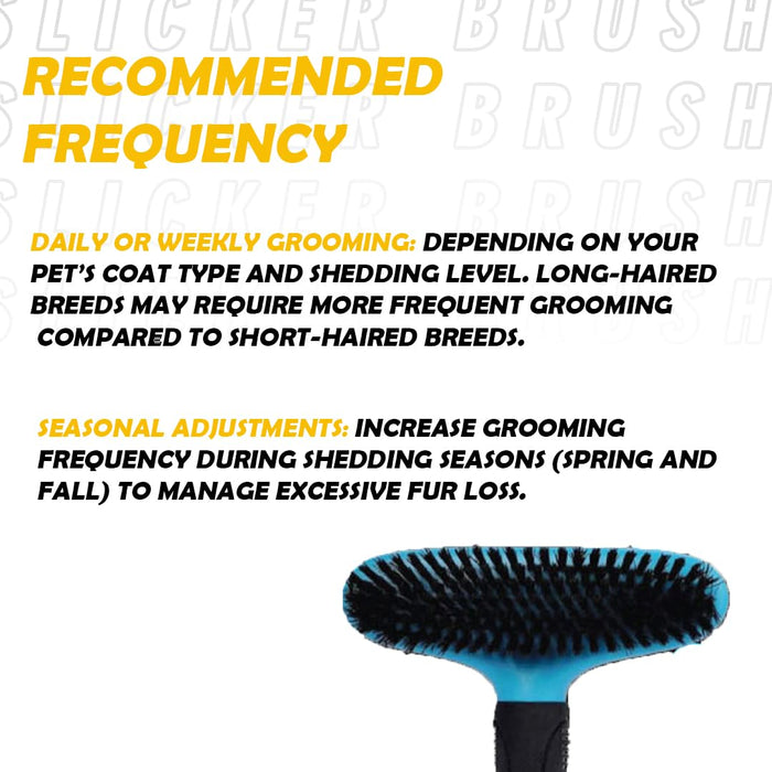 Furrtoolz 2-in-1 Slicker Brush for Pets