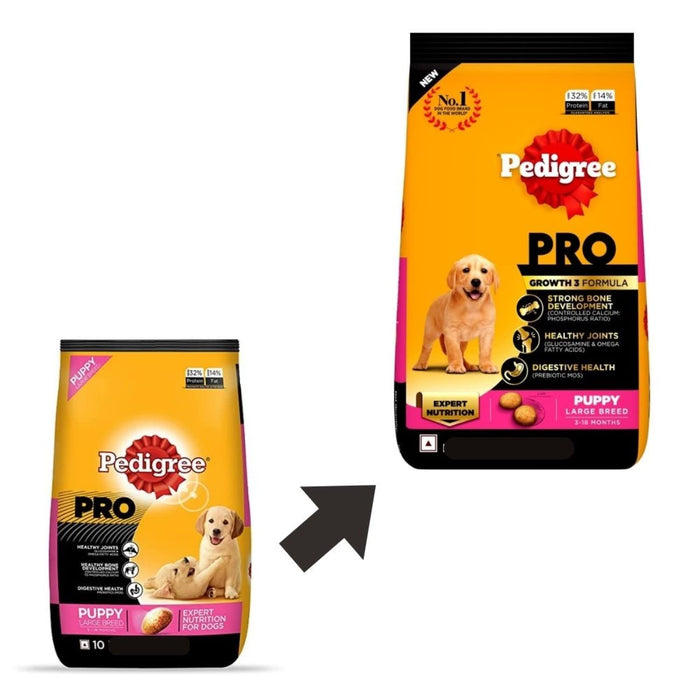 Pedigree pro for clearance puppy