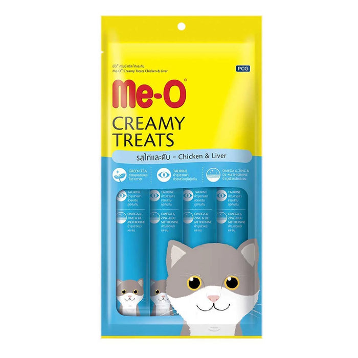 Me-O Creamy Cat Treats Chicken and Liver 300GM