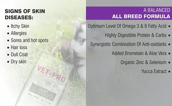 Drools Vet Pro Skin and Coat Dry Dog Food 3 KG The Pet Point