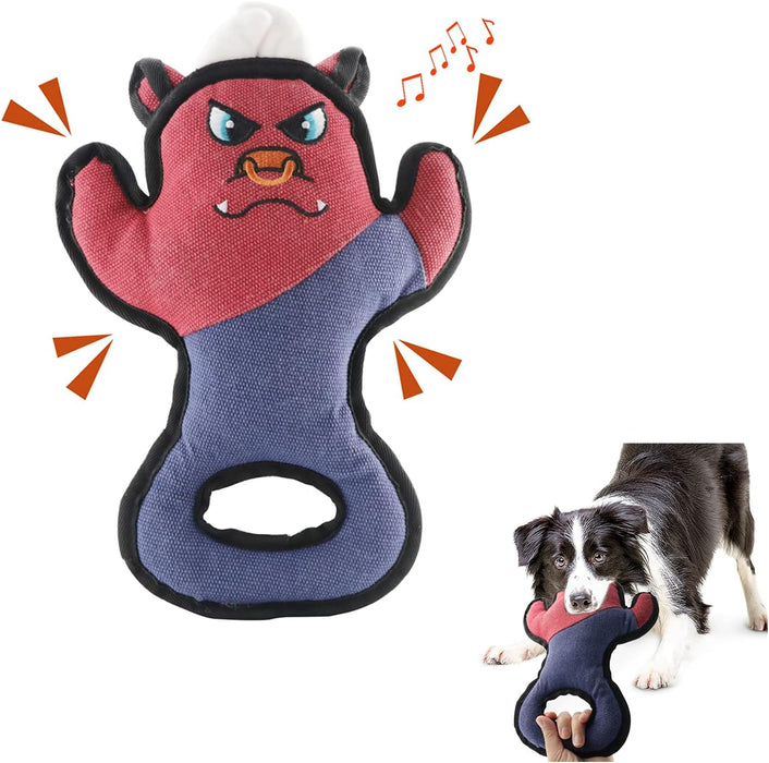 Nootie  Dog Tug Toy,Tough Durable Interactive Dog Toys Easy to Clean Squeaky Tug of War Dog Toy