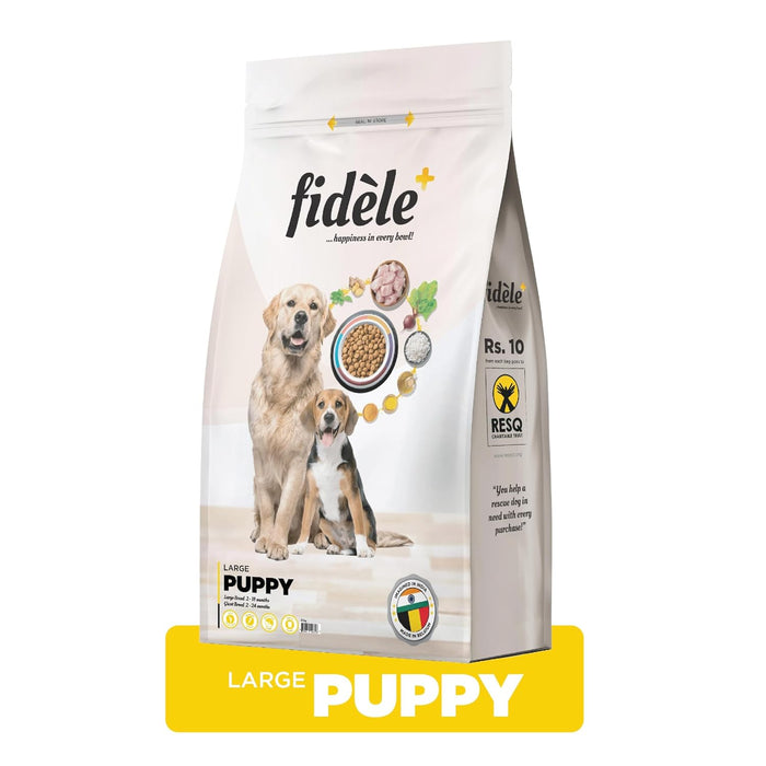 Fidele Dry Dog Food Large Puppy 3-Kg