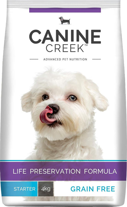 Canine Creek Starter Dry Dog Food, Meat Flavor, Ultra Premium