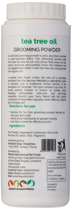Tea Tree Oil So Cool Grooming Powder for Dogs and Cats, 100g