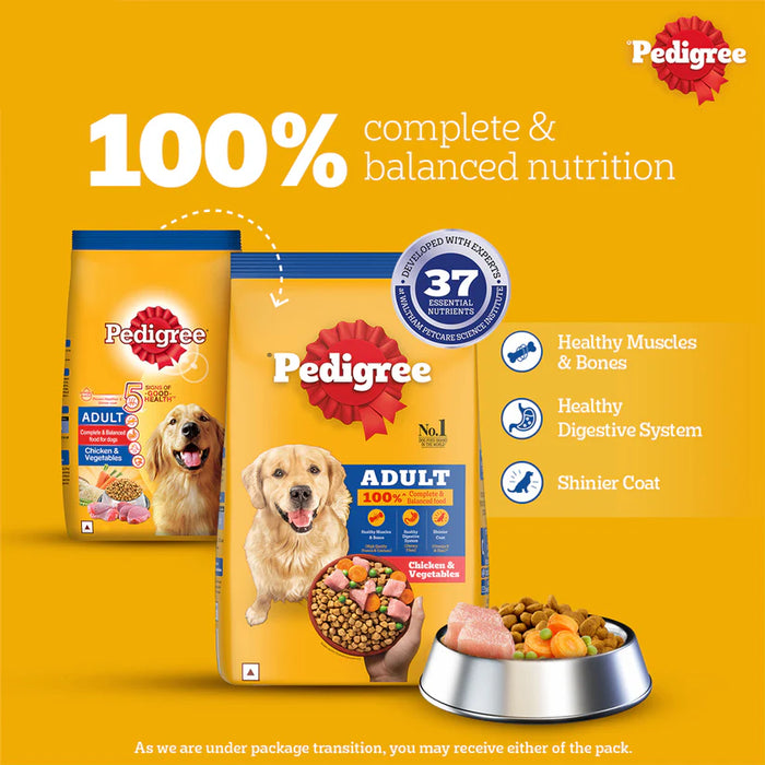 PEDIGREE ADULT CHICKEN & VEGETABLES 15KG