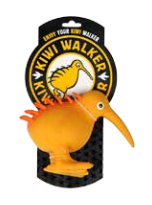 Dog toy Kiwi Walker Kiwi bird 8.5 cm Orange
