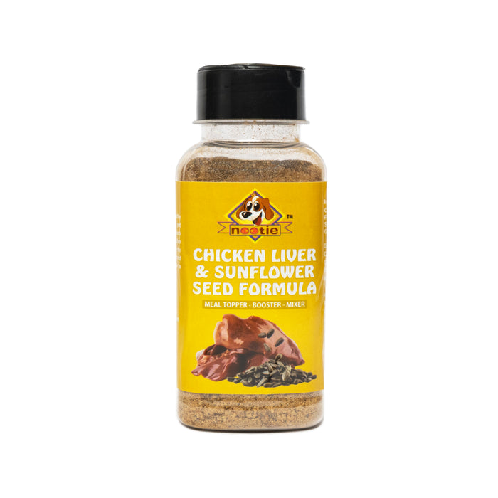 Nootie Chicken Liver & Sunflower Seed Formula Meal Topper For Dogs