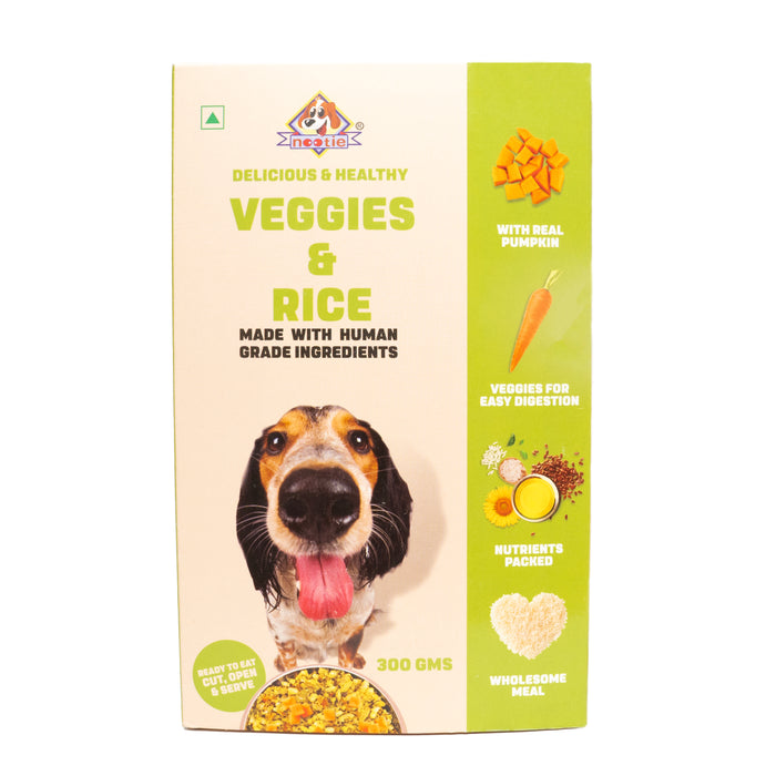 Nootie Freshly Wholesome All Natural Wet Dog Food | Veggies & Rice Flavor Gluten Free Non Vegetarian Meal