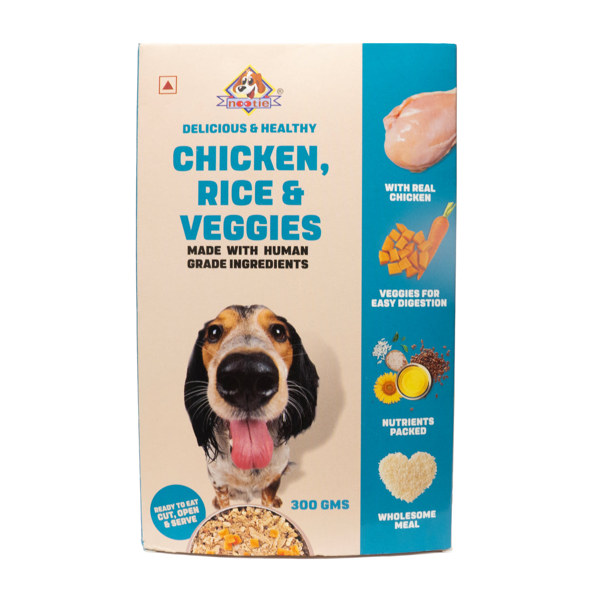 Nootie Freshly Wholesome All Natural Wet Dog Food Chicken Rice & Veg