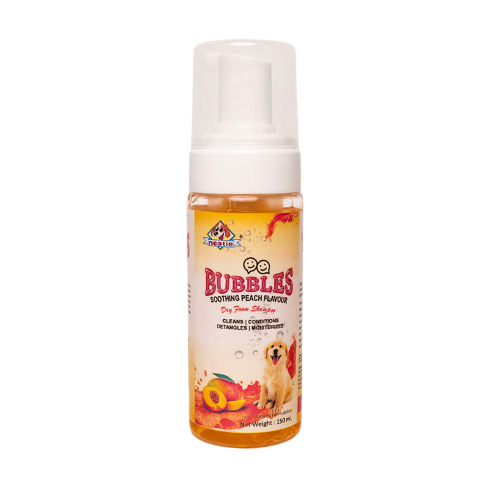 Nootie Bubbles Soothing Peach Flavour Dry Form Shampoo For Dog