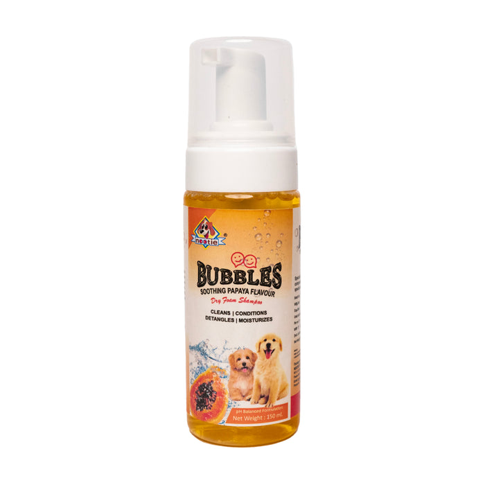 Nootie Bubbles Soothing Papaya Flavour Dry Form Shampoo For Dog