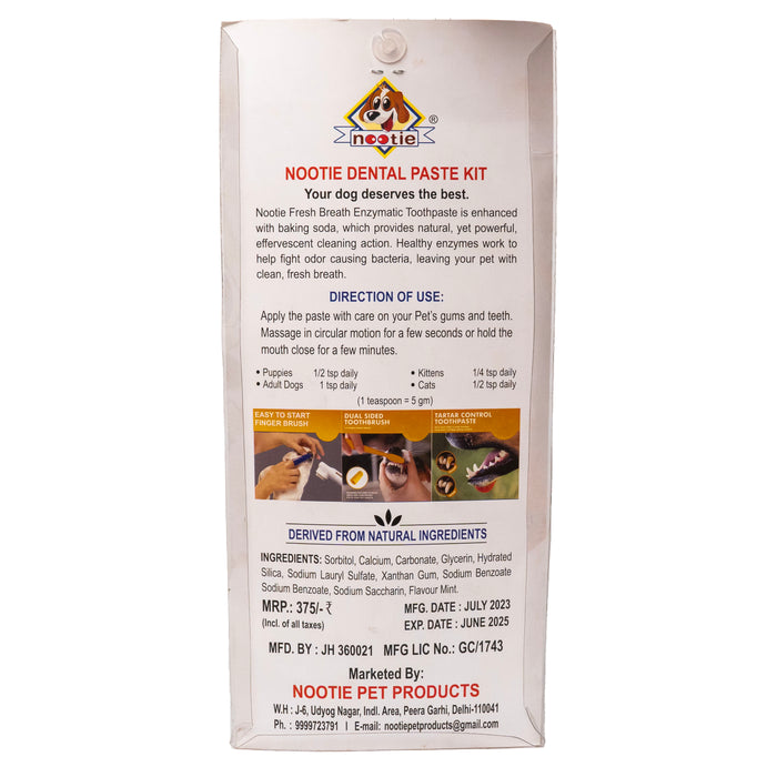 Nootie Natural Theeth Cleanser & Plaque Removal Thoothpaste
