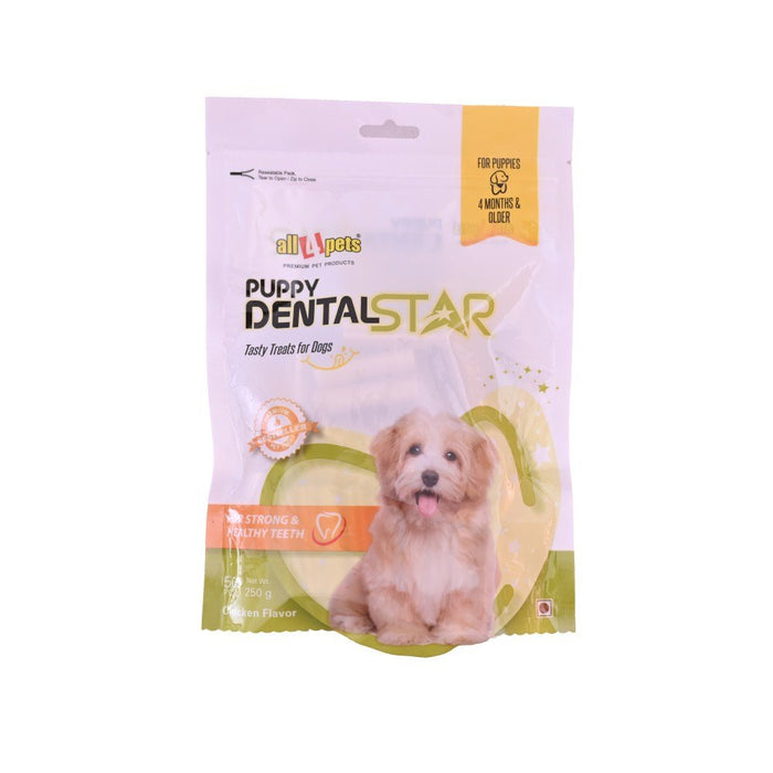 ALL4PETS PUPPY DENTAL STAR 250G