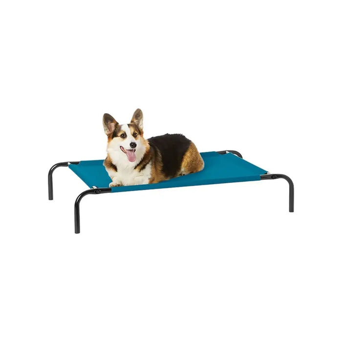 Nootie Elevated Dog Bed – Breathable Teslin Mesh, 9” Off The Ground for Optimal Airflow, Colors: Assorted, Medium -33x30x9 Inches