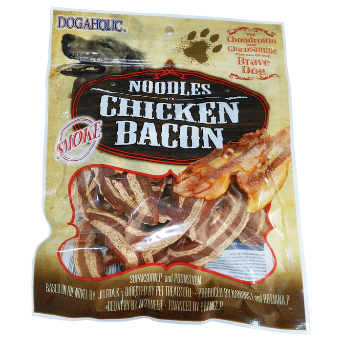 Noodles Chicken Bacon Strips Smoked, 130 gm