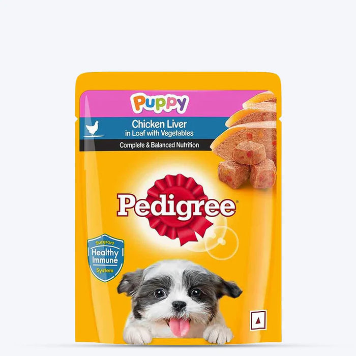 Pedigree Puppy Chicken Liver in Loaf With Veg 70gm