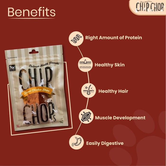 Chip Chops Roast Chicken Strips, 250 g