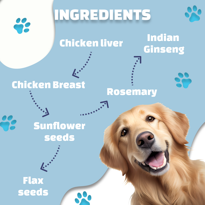 Nootie Chicken Liver & Sunflower Seed Formula Meal Topper For Dogs