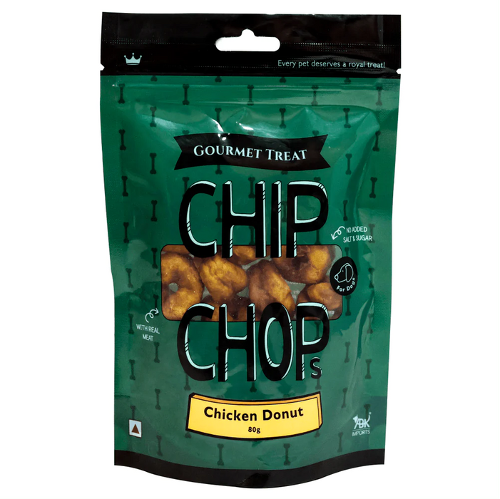 Chip Chops Chicken Donuts, 80g   NEW