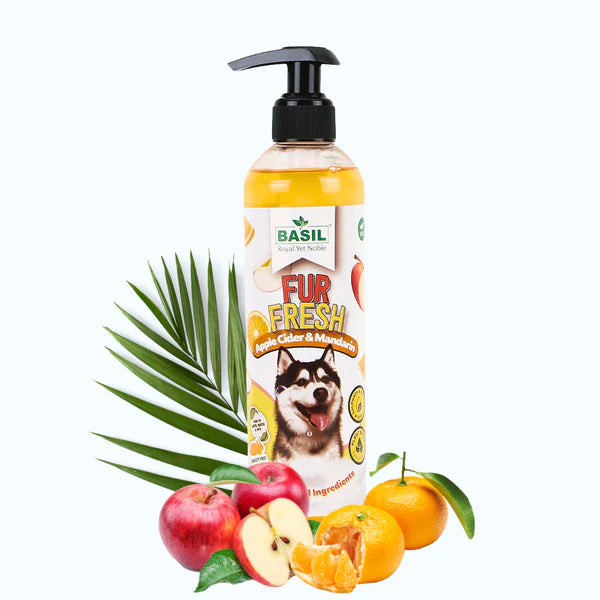 BASIL Fur Fresh Vegan Shampoo for Dogs-300ml