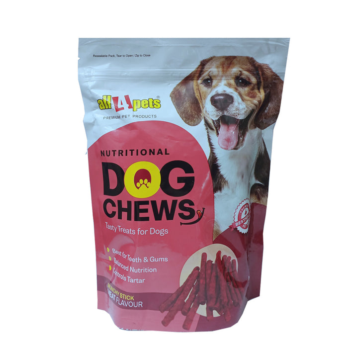 ALL4PETS MUNCHY CHEW STICK MEAT FLAVOUR 450G