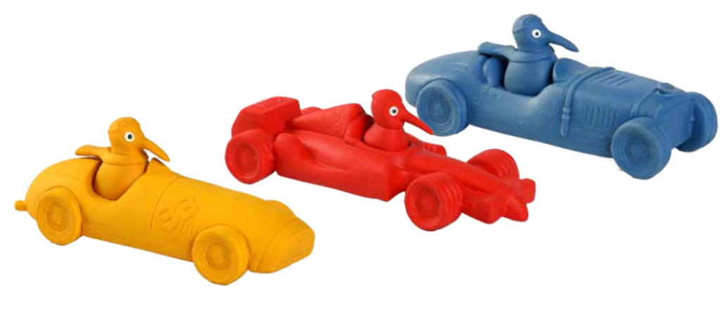 KIWI WALKER Whistle Formula Red Car Toy For Dog