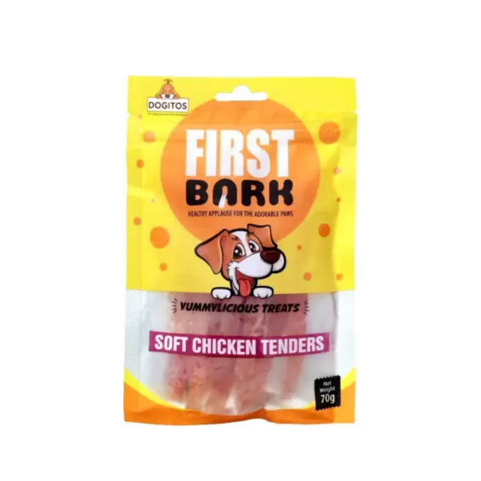 FIRST BARK CHICKEN TENDERS 70GM