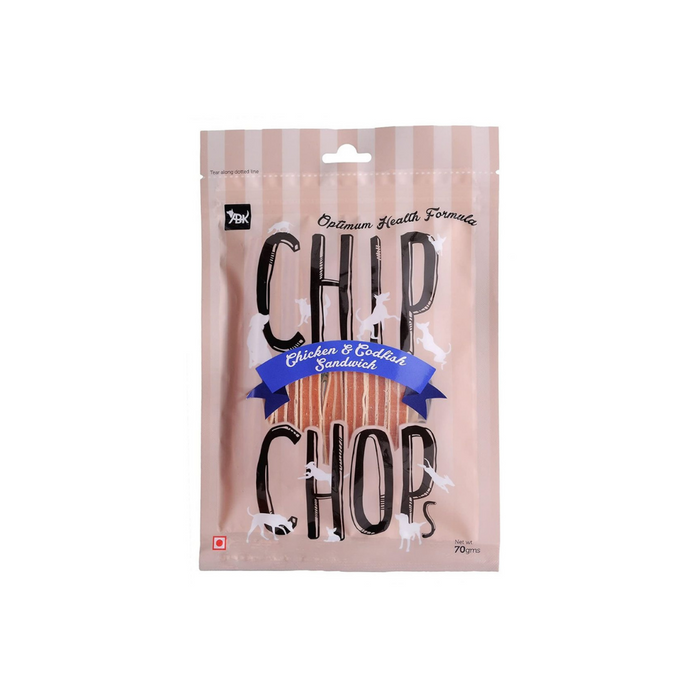 Chip Chops Chicken & Codfish Sandwich, 250 g