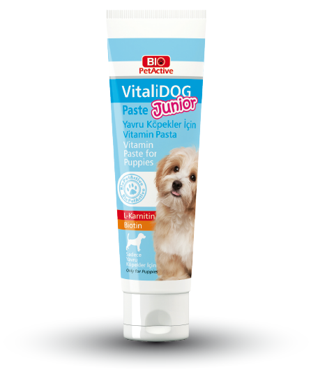 Vitalidog Multivitamin Paste Junior For Puppy & Junior Dogs Skin and Coat Supplement, Dog Prenatal Health Supplies
