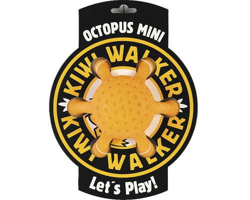 KIWI WALKER Orange Octopus Toy For Dogs