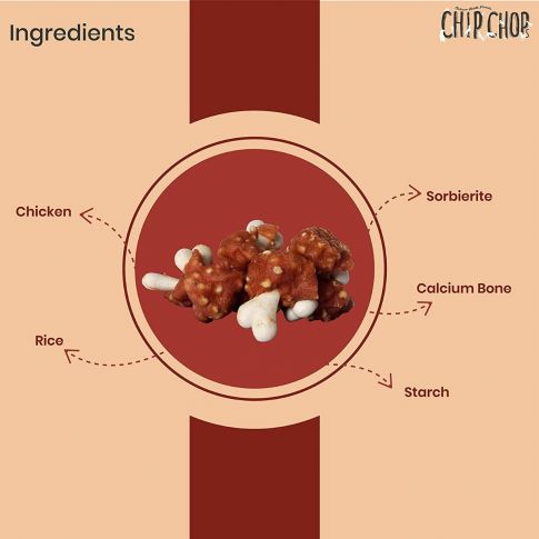 Chip Chops Chicken & Calcium Bone, 70 gm