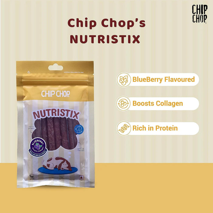 Chip Chops Nutristix Blueberry Flavour, 70g    NEW
