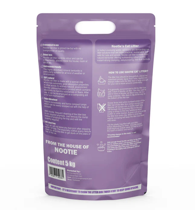 Nootie Premium Cat Litter (Lemon) 5kg