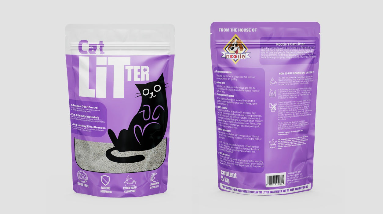 Nootie Premium Cat Litter (Un-Scented)  5kg