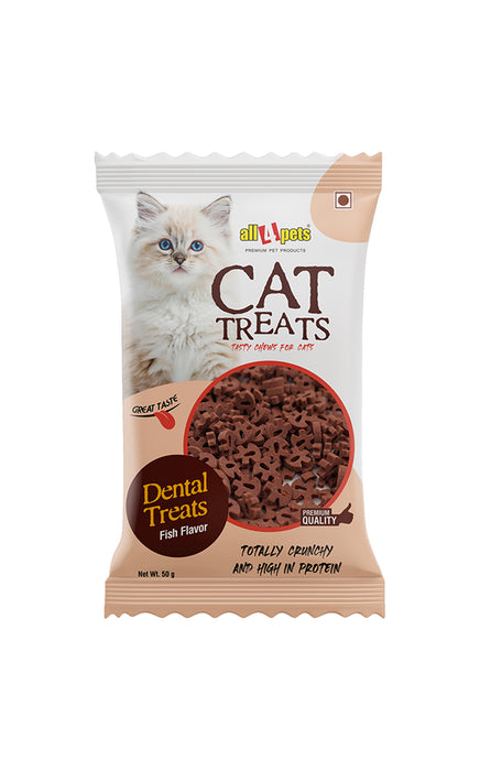 ALL4PETS DENTAL TREAT-FISH 50GM