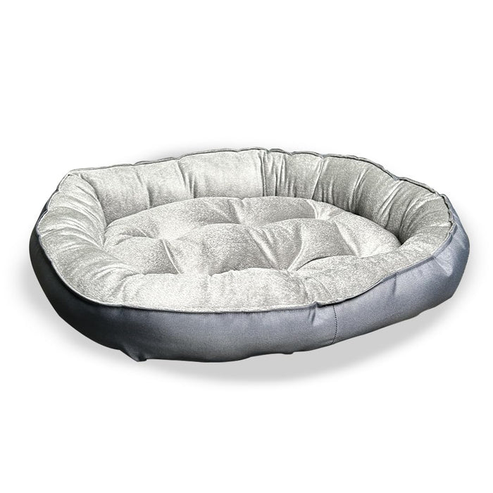 Nootie Soft Blue Bed for Indoor Cats/Dogs Clearance Washable Bed for Puppy and Kitties with Slip-Resistant Bottom-(Grey)