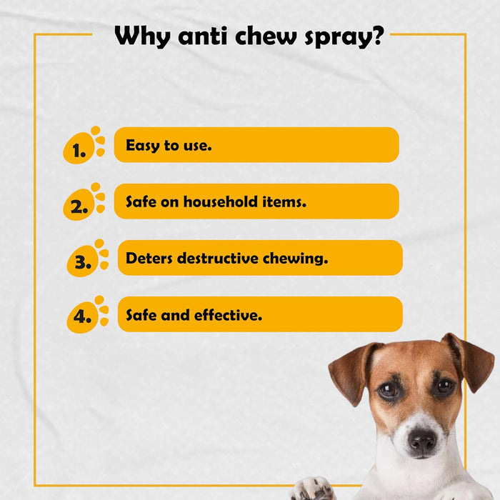 Nootie Anti Chewing Training Spray-Don't Chew Spray for Dogs, Puppy, Cats-Train Your Pets to Stop Chewing-100% Non-Toxic (250ml)