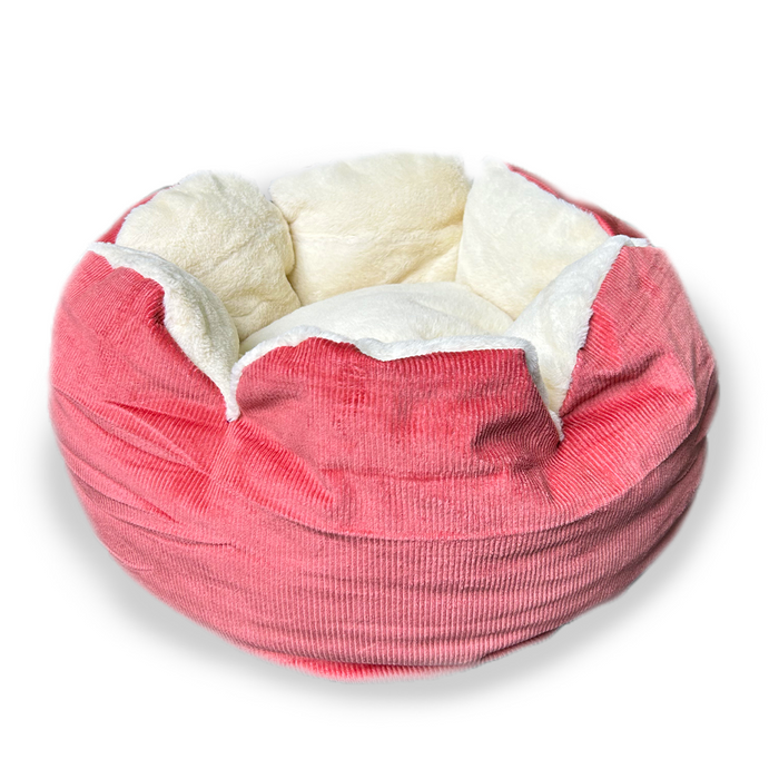 Nootie  Royal Flower Pink and White Bed for Dogs & Cat