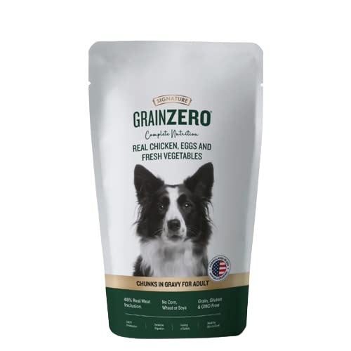Signature Grain Zero Chicken Chunks In Gravy Wet Food For Adult & Senior Dogs 150g (Pack of 12)
