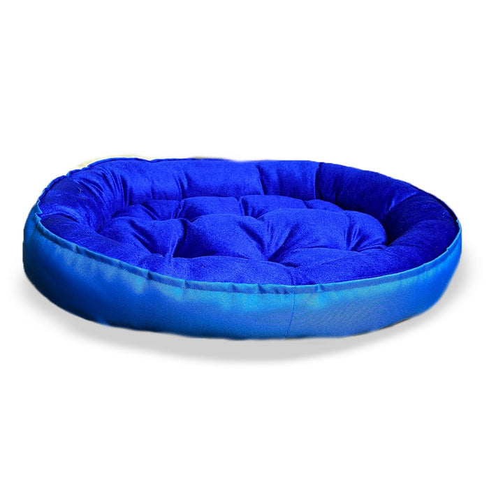 Nootie Soft Blue Bed for Indoor Cats/Dogs Clearance Washable Bed for Puppy and Kitties with Slip-Resistant Bottom-(Blue)
