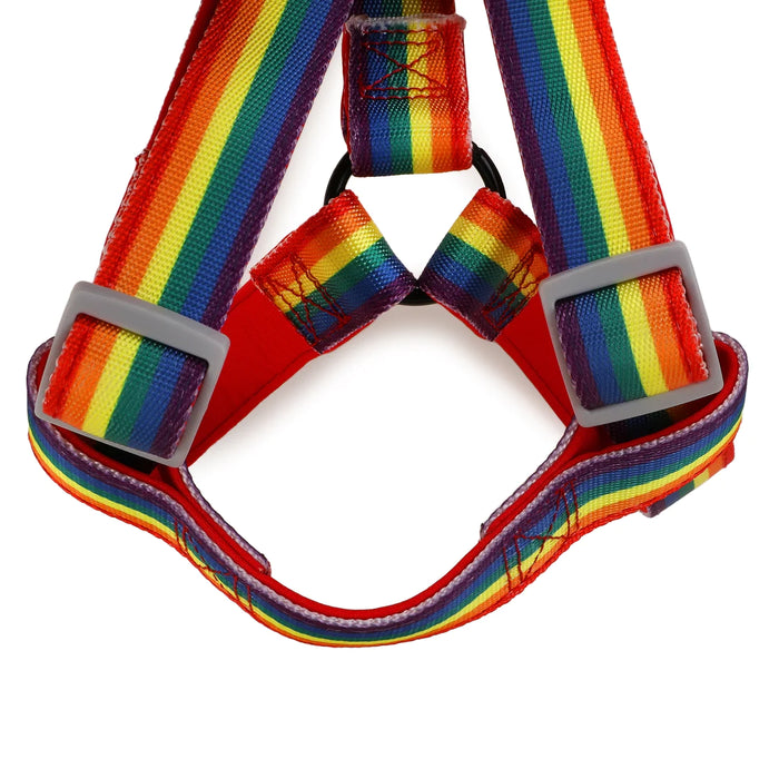 BASIL Pride Rainbow Adjustable Harness for Dogs & Puppies