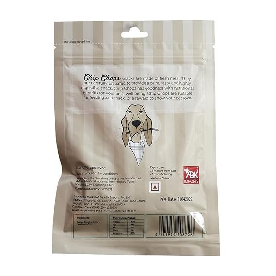 Chip Chops Barbeque Hearts Dog Treats(70gms)-Pack of 2
