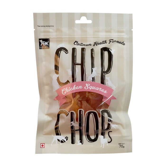 Chip Chops Chicken Squares Dog Treat(70gms)-Pack of 2