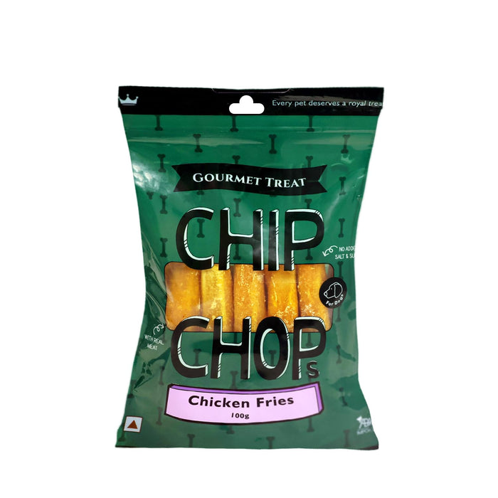 Chip Chops Chicken Fries Gourmet Dog Treats(100gms)-Pack of 2