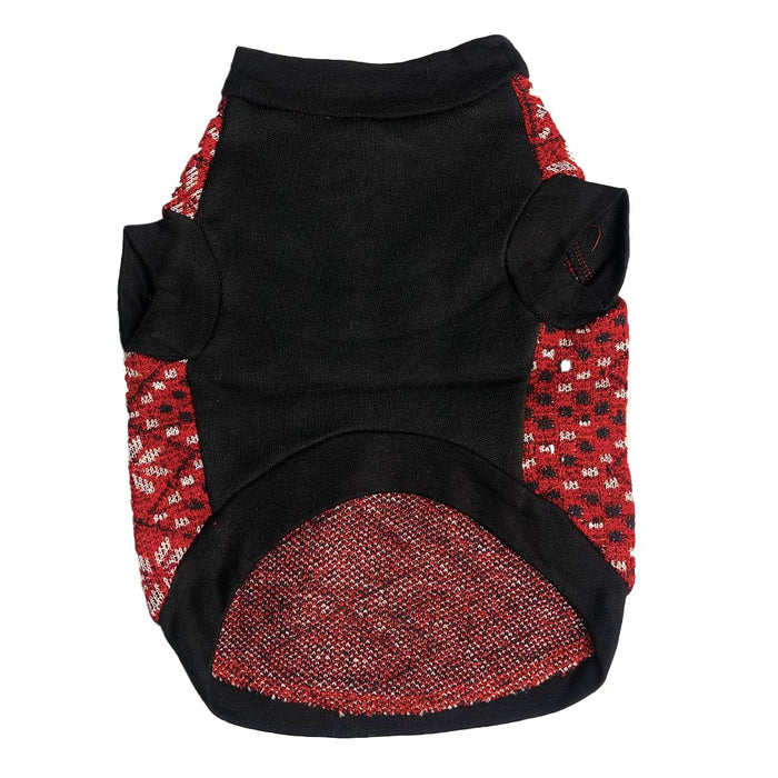 Nootie Red & White Flower-Sweater for Dogs