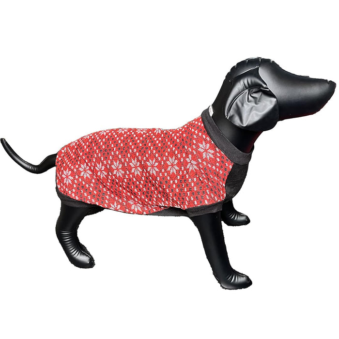 Nootie Red & White Flower-Sweater for Dogs