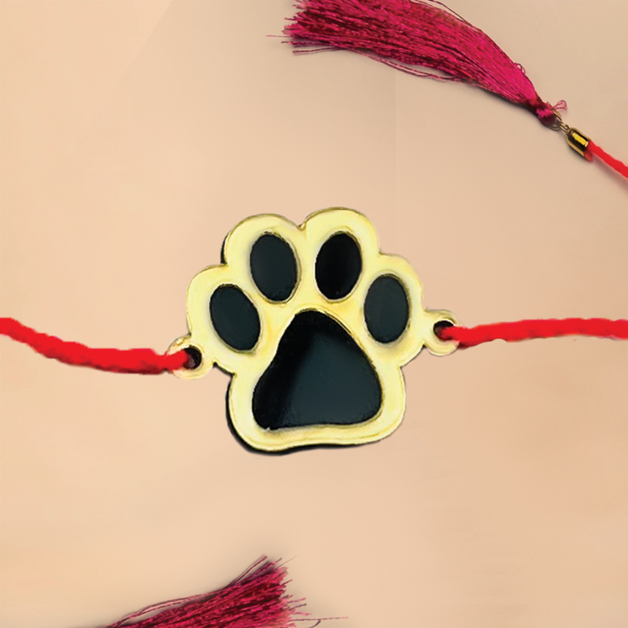 Nootie Paw Print Rakhi For Dog & Cat (Color May Vary)