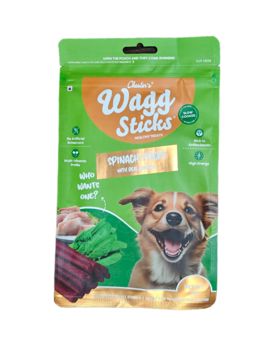 WAGG STICKS SPINACH 70GM(Pack of 2)