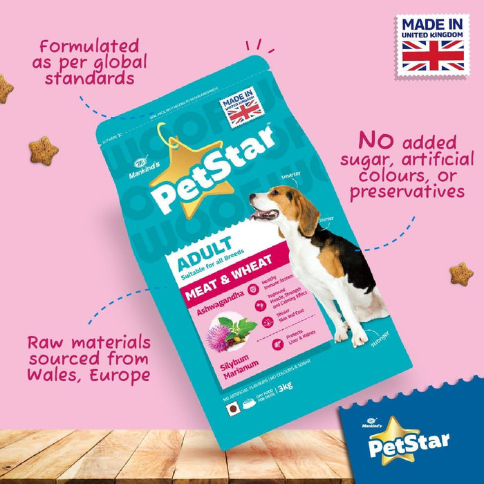 Mankind Petstar Meat and Wheat Adult Dog Dry Food