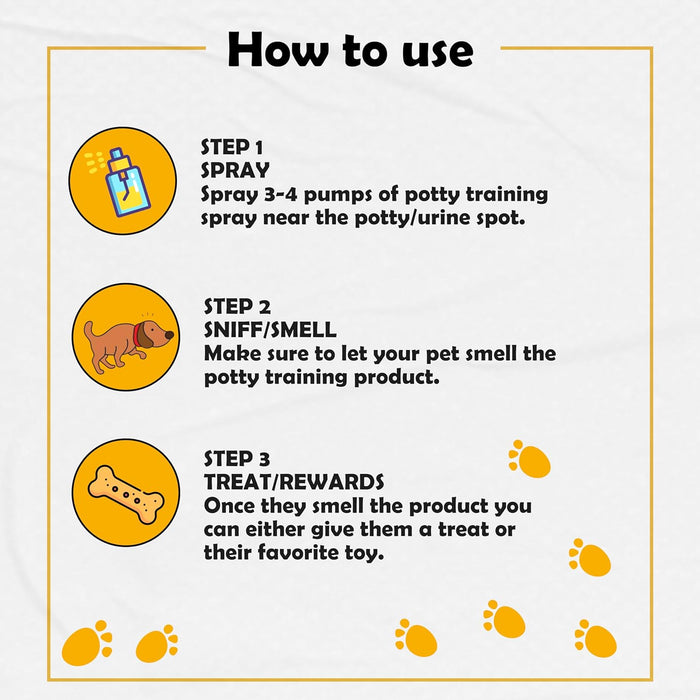 Nootie Training Spray for Puppy/Dogs| Potty Training, Dog Potty Training Spray, Indoor Use | No More Marking | Positively Train Puppies and Dogs Where to Potty (250ml)
